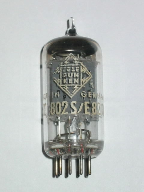 TELEFUNKEN 真空管 ECC82 ECC83 Telefunken ECC82 12AU7 ECC802S smooth Plates NOS NIB 5